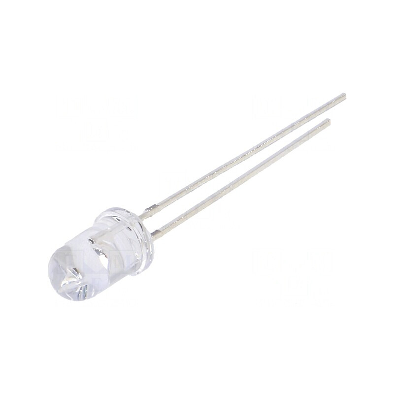 LED 5mm roșie 12VDC 1120-1560mcd 30° convex | Electronic-mag.ro | Componente Electronice