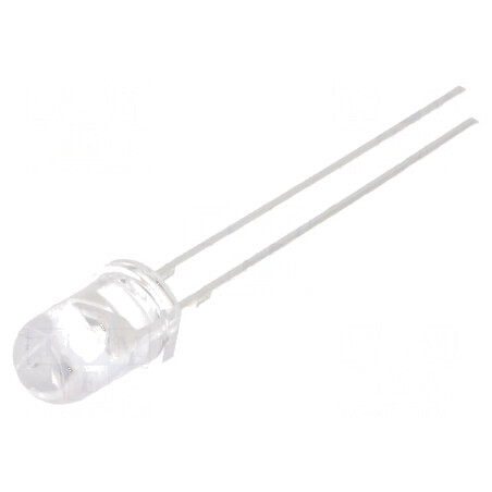 LED 5mm roșie 1120-1560mcd 30° convex 5VDC | Electronic-mag.ro | Componente Electronice
