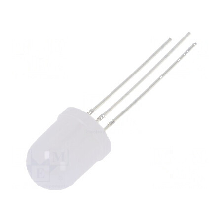LED 10mm roșie/galben-verde 30° convex rotund | Electronic-mag.ro | Componente Electronice