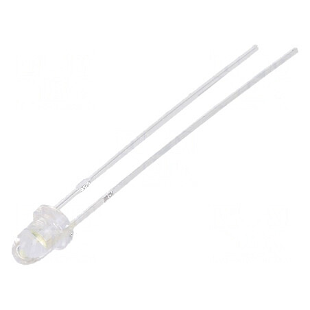 LED 3mm Alb Rece 18000-22000mcd 15° Convex | Electronic-mag.ro | Componente Electronice