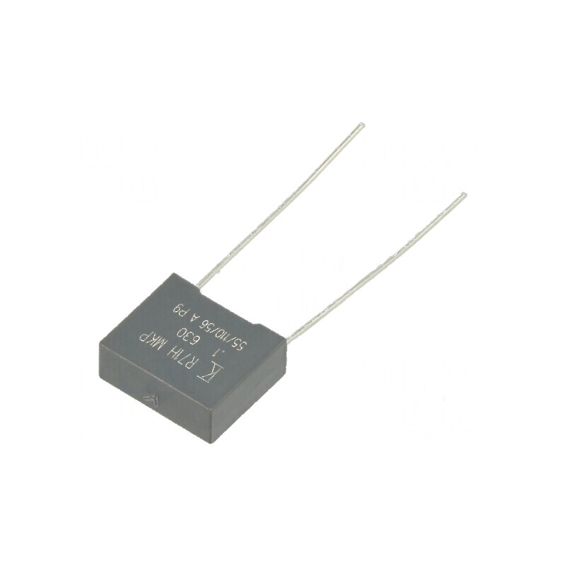 Condensator polipropilenă R71 100nF 13x11x5mm THT ±10% | Electronic-mag.ro | Componente Electronice