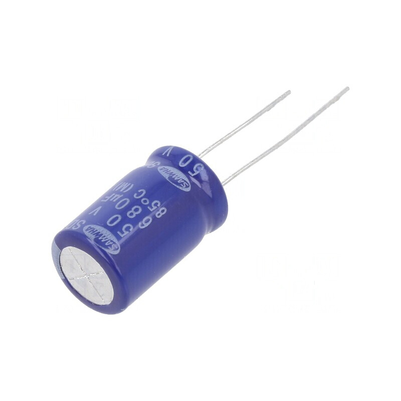 Condensator electrolitic THT 680uF 50VDC Ø12,5x20mm ±20% | Electronic-mag.ro | Componente Electronice