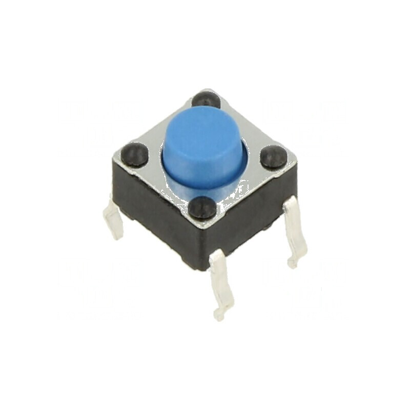 Microîntrerupător TACT SPST-NO 0,05A 12VDC THT | Electronic-mag.ro | Componente Electronice