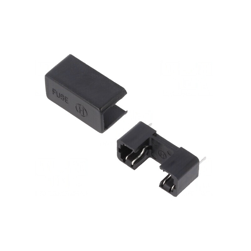 Soclu protecție siguranțe cilindrice 5x20mm 6A negru | Electronic-mag.ro | Componente Electronice Soclu protecție siguranțe cilindrice 5x20mm 6A negru | Electronic-mag.ro | Componente Electronice