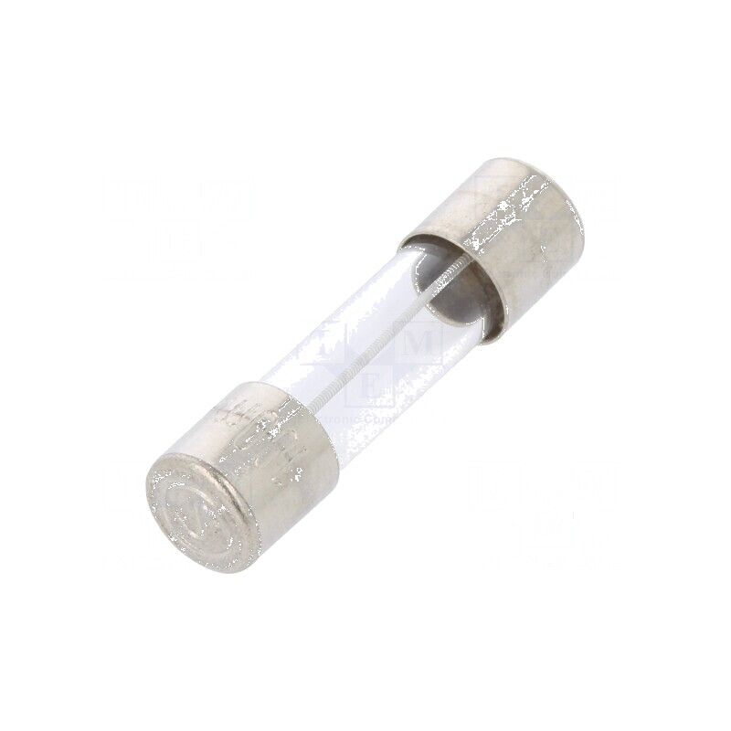 Siguranţă întârziere 100mA 250VAC 5x20mm alamă | Electronic-mag.ro | Componente Electronice