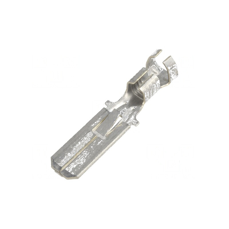 Terminal plat 6,3mm 0,8mm tată pentru cablu 4÷6mm2 crimpat drept | Electronic-mag.ro | Componente Electronice