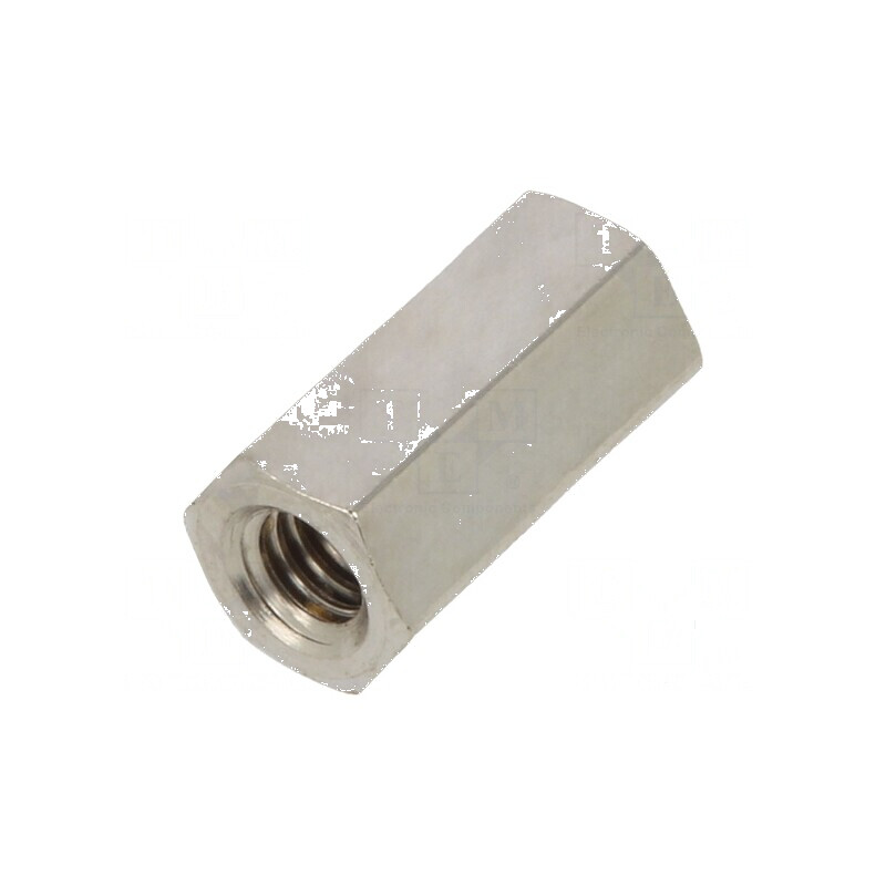 Piuliță distanțieră filetată 8mm M2,5 hexagonală | Electronic-mag.ro | Componente Electronice