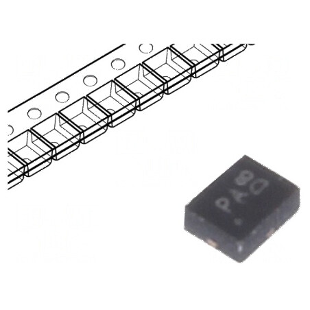 Tranzistor P-MOSFET unipolar -20V -1,2A DFN1411-3 | Electronic-mag.ro | Componente Electronice