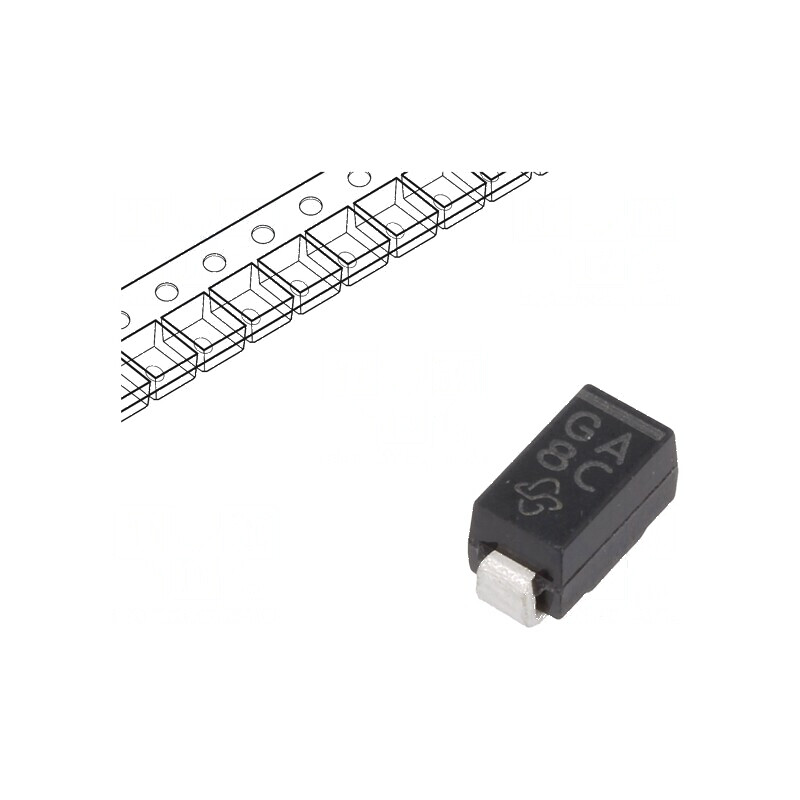 Diodă redresoare SMD 50V 1A DO214BA | Electronic-mag.ro | Componente Electronice