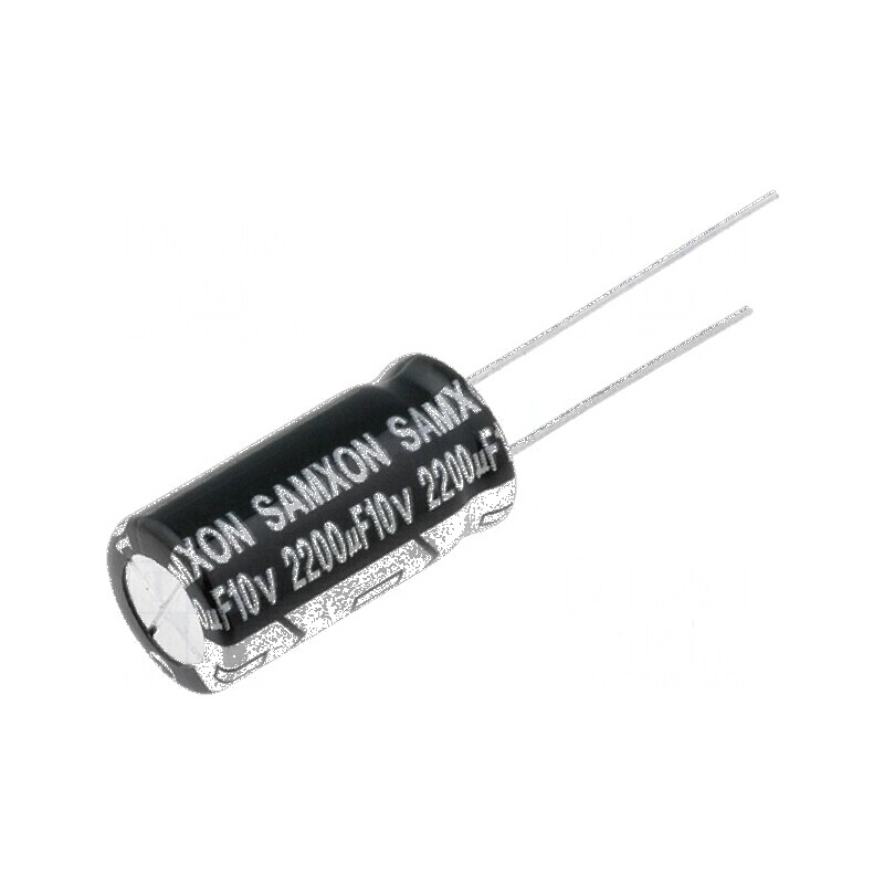 Condensator electrolitic low ESR 2200uF 10VDC Ø10x20mm THT | Electronic-mag.ro | Componente Electronice