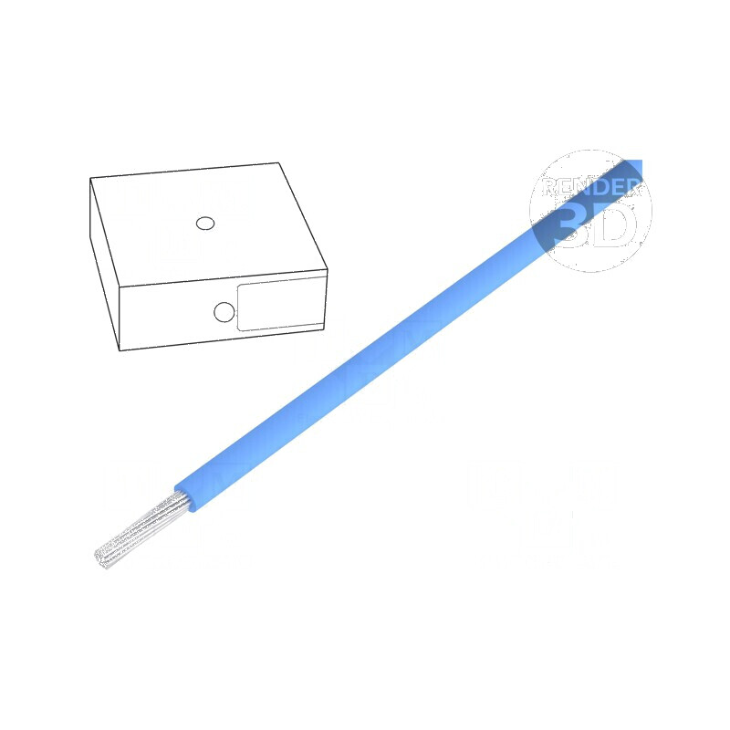 Cablu H05V-K litat 0,5mm² PVC albastru 300V 500V 100m | Electronic-mag.ro | Componente Electronice