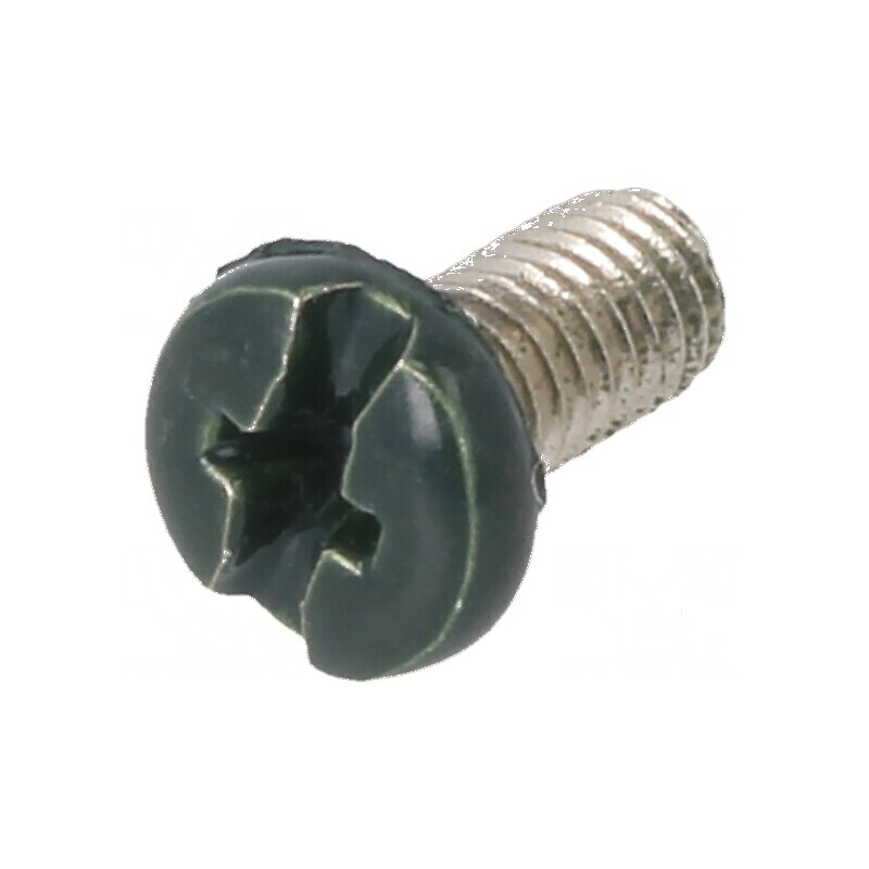 Şurub M3x6 Cap Rotund Phillips Alamă Verde | Electronic-mag.ro | Componente Electronice