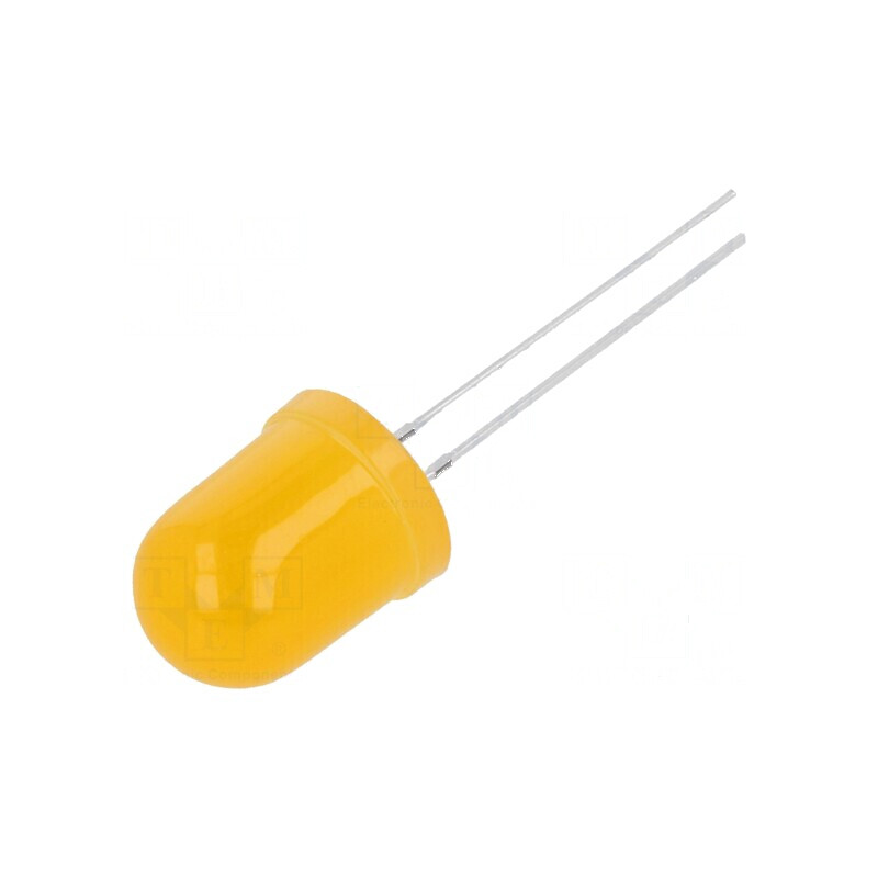 LED portocalie 10mm cu clipire 220-330mcd 30° 20mA | Electronic-mag.ro | Componente Electronice