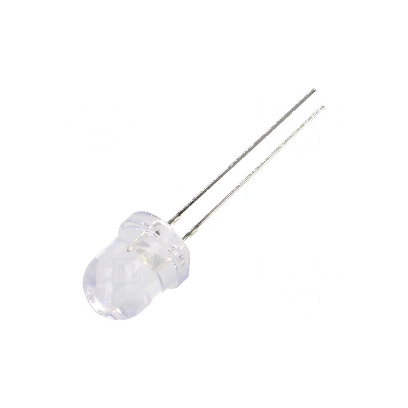 LED 8mm alb rece 7000mcd 30° convex, Nr. term: 2 | Electronic-mag.ro | Componente Electronice