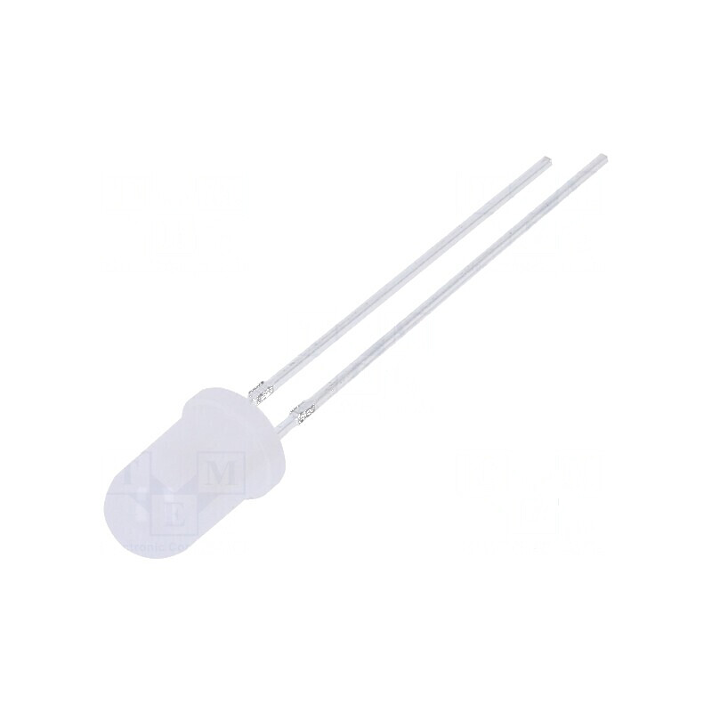 LED 5mm roșie 18000-20000mcd 30° convex 130mW | Electronic-mag.ro | Componente Electronice