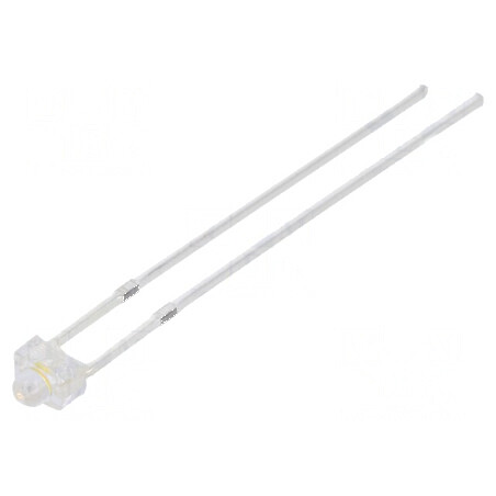 LED alb cald 1,8mm 7500mcd 50° convex oval | Electronic-mag.ro | Componente Electronice
