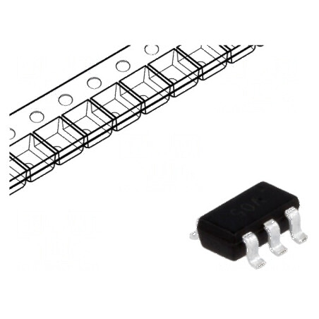 Diodă TVS 6V 12A 300W Unidirecțională SOT23-6 | Electronic-mag.ro | Componente Electronice