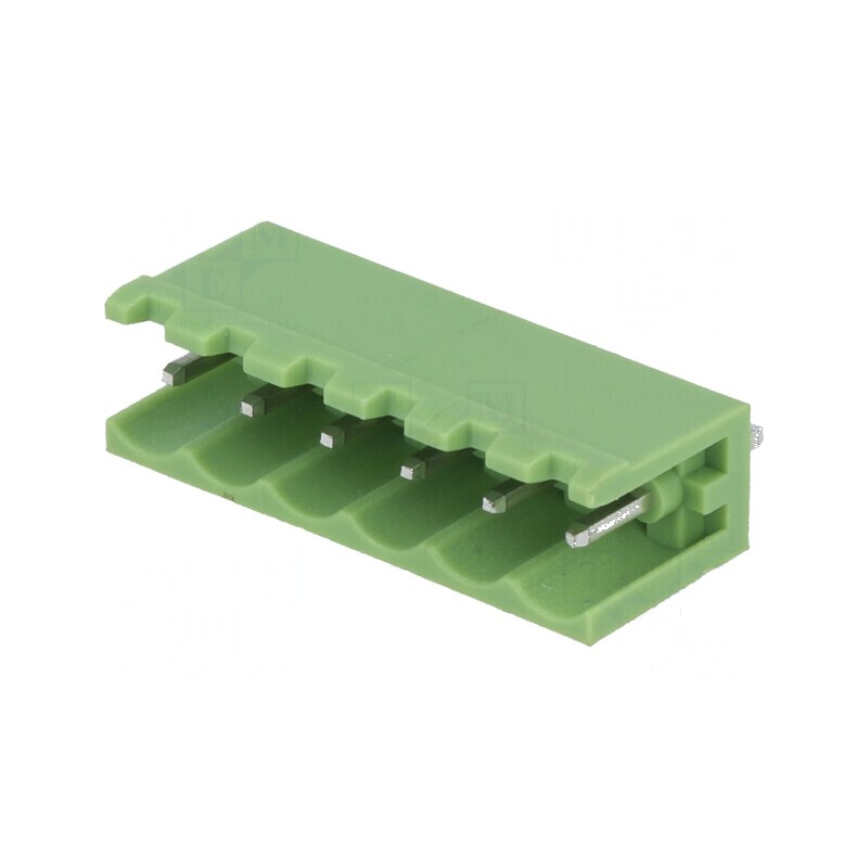 Regletă de conexiuni deconectabilă 5mm, 6 piste | Electronic-mag.ro | Componente Electronice