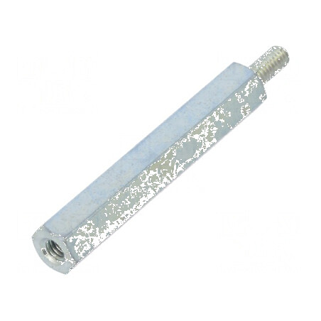 Piuliță distanțieră filetată 30mm M2.5 hexagonală | Electronic-mag.ro | Componente Electronice