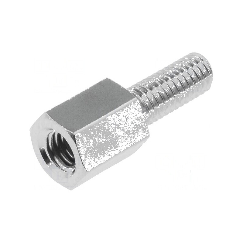 Piuliță distanțieră filetată 6mm M3 | Electronic-mag.ro | Componente Electronice