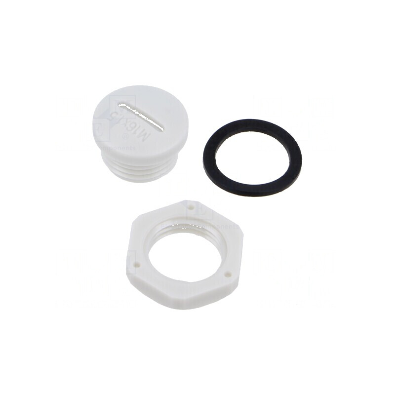 Capac de protecţie M16 1,5 poliamidă gri deschis | Electronic-mag.ro | Componente Electronice Capac de protecţie M16 1,5 poliamidă gri deschis | Electronic-mag.ro | Componente Electronice