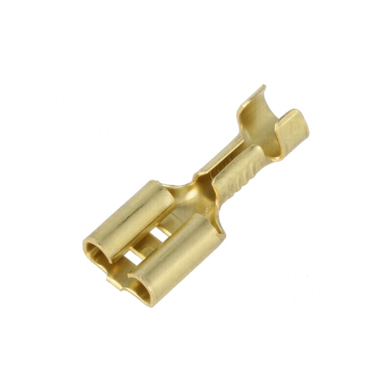 Terminal plat 6,3mm mamă 1÷2,5mm2 pentru cablu crimpat | Electronic-mag.ro | Componente Electronice