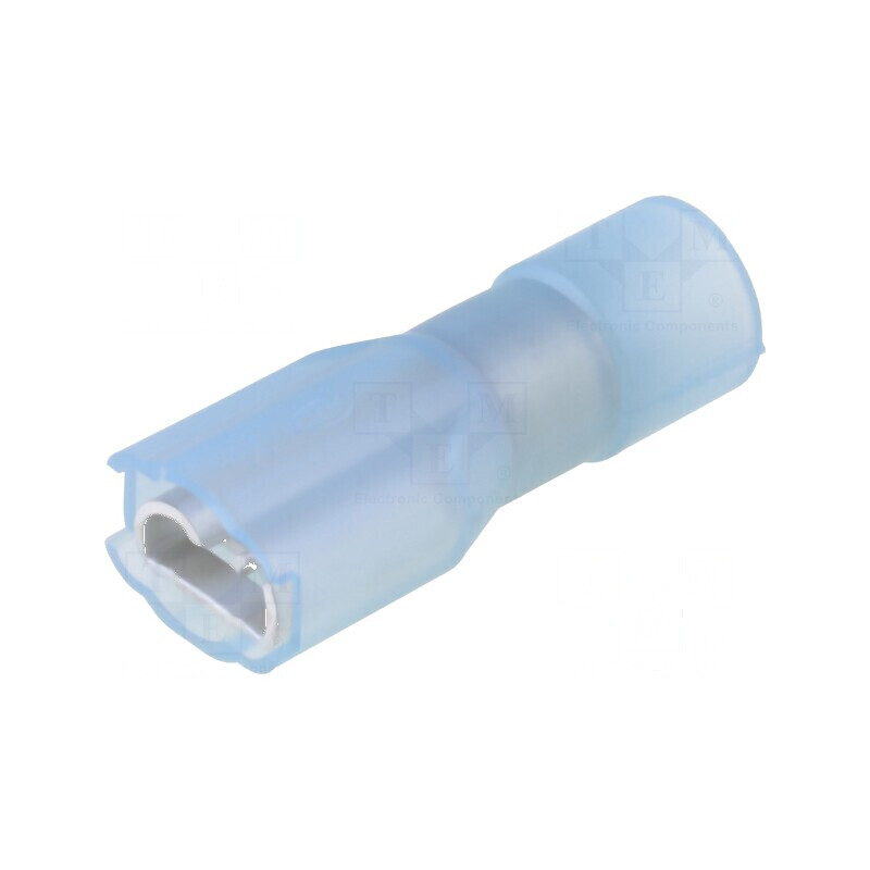 Terminal plat 4,8mm mamă 2mm2 crimpat pe cablu izolată | Electronic-mag.ro | Componente Electronice