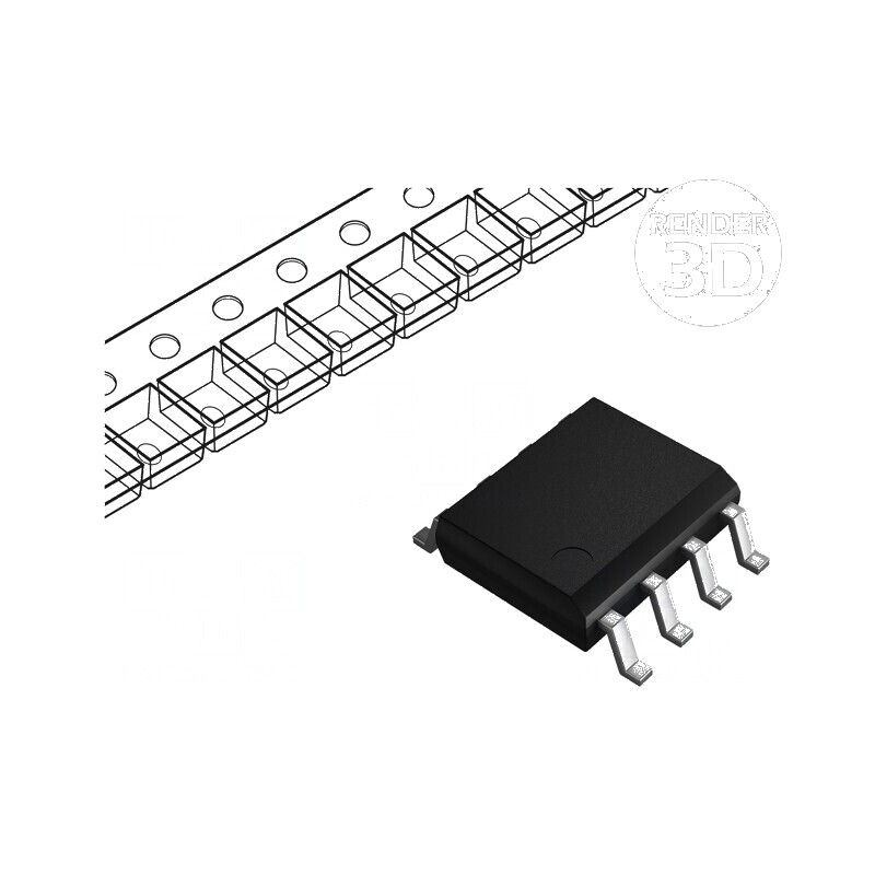 Tranzistor N-MOSFET unipolar SOP8 x2 | Electronic-mag.ro | Componente Electronice