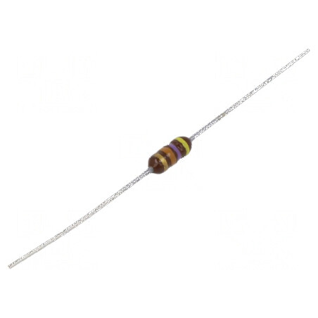 Inductor ferită THT 470uH 170mA 7,9Ω Ø4x9,2mm ±5% 2,2MHz | Electronic-mag.ro | Componente Electronice