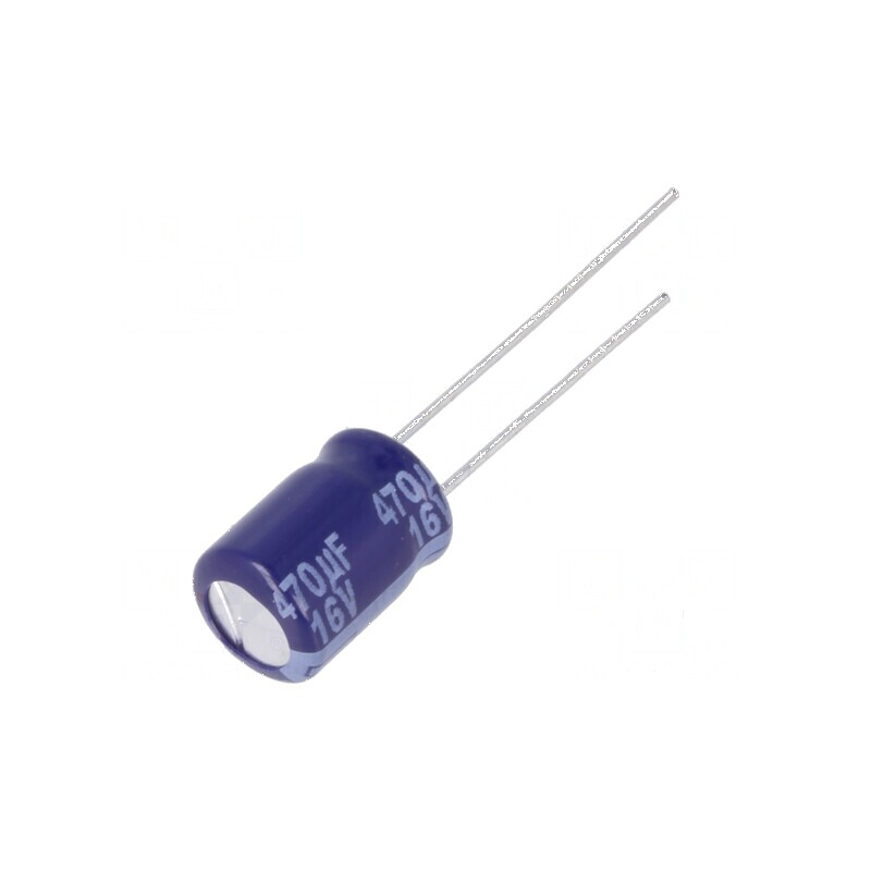 Condensator electrolitic THT 470uF 16V Ø8x11,5mm ±20% | Electronic-mag.ro | Componente Electronice