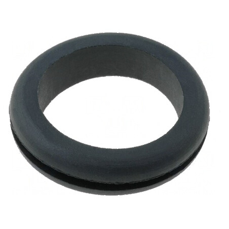 Manșon din gumă neagră Ø19,5mm pentru Ø18mm | Electronic-mag.ro | Componente Electronice