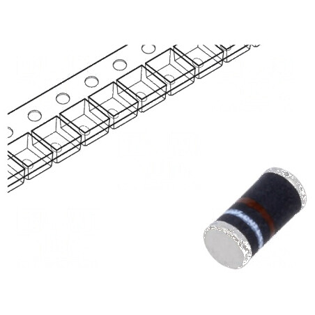 Diodă redresoare SMD 1,6kV 1A DO213AB MELF plastic | Electronic-mag.ro | Componente Electronice