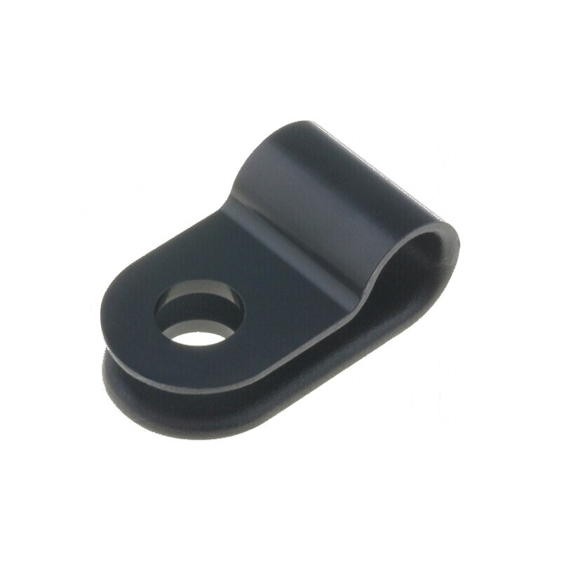 Clipsuri tip P pentru cabluri Ø 5mm, lățime 10mm | Electronic-mag.ro | Componente Electronice