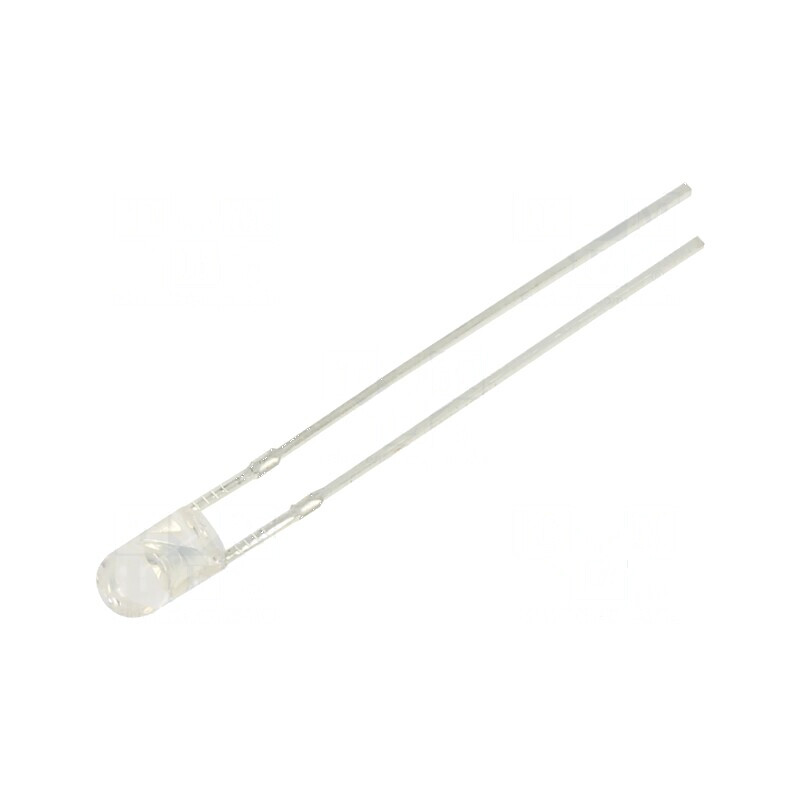LED 3mm Albastru 7000-8400mcd 30° Convex | Electronic-mag.ro | Componente Electronice