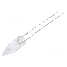 LED 5mm Albastru Efect Lumânare 150-220mcd 20mA | Electronic-mag.ro | Componente Electronice