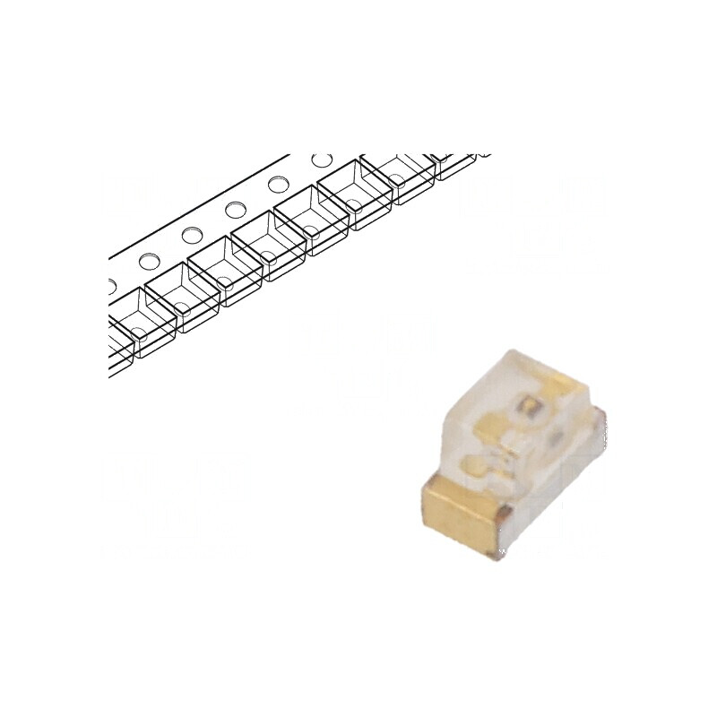 LED SMD 0603 Verde 20÷60mcd 120° 20mA 570nm | Electronic-mag.ro | Componente Electronice