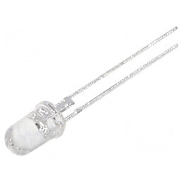 LED 5mm portocalie 50000-60000mcd 15° convex | Electronic-mag.ro | Componente Electronice