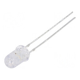 LED 5mm roșu/albastru 15° convex cu număr termic 2 | Electronic-mag.ro | Componente Electronice