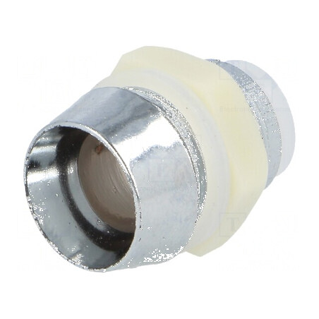 Montură LED 8mm crom ABS încastrat L2 11,5mm | Electronic-mag.ro | Componente Electronice