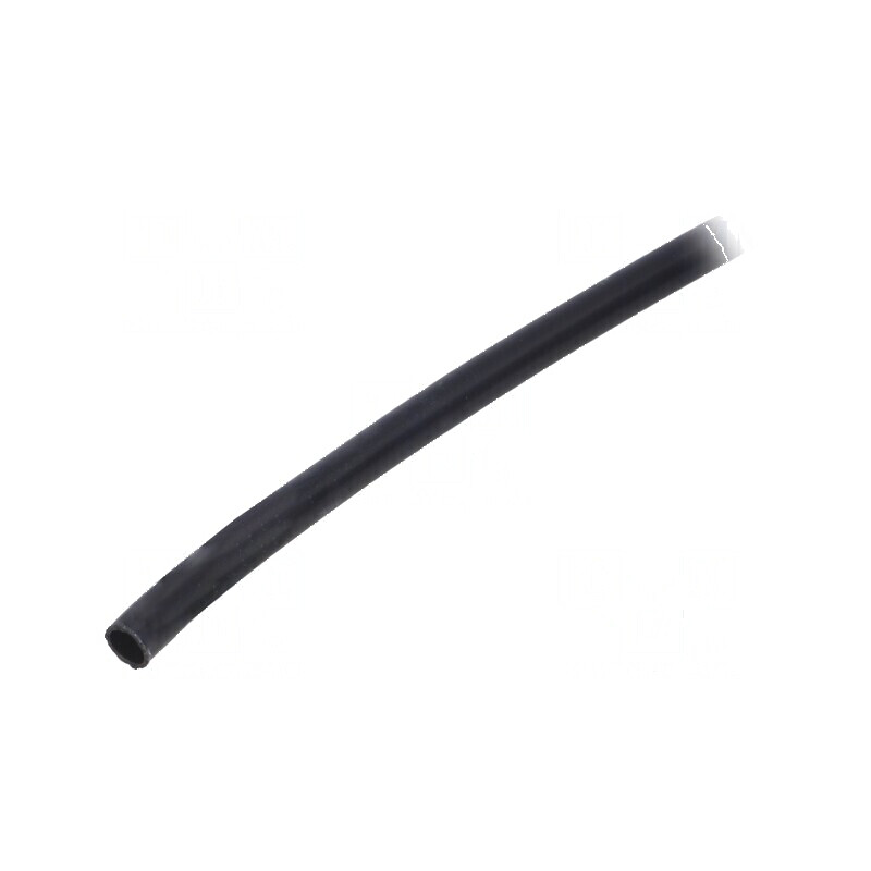Manşon electroizolant PVC negru 3mm 10m -20÷125°C | Electronic-mag.ro | Componente Electronice