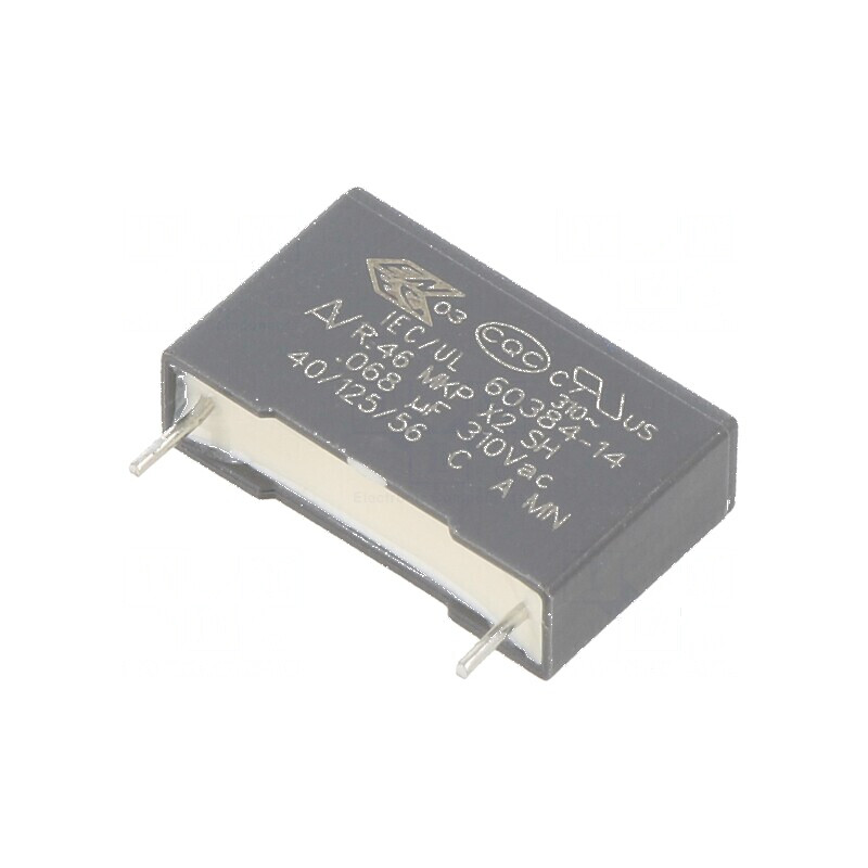 Condensator polipropilenă X2 R46 310V 0,068uF 18x11x5mm | Electronic-mag.ro | Componente Electronice