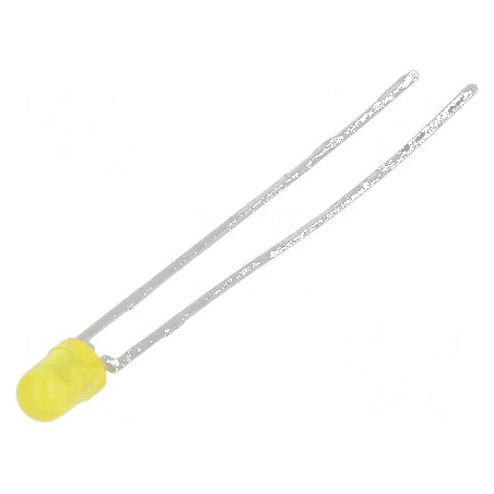 LED 3mm galben 1,6-10mcd 30° convex 2,4-3V | Electronic-mag.ro | Componente Electronice