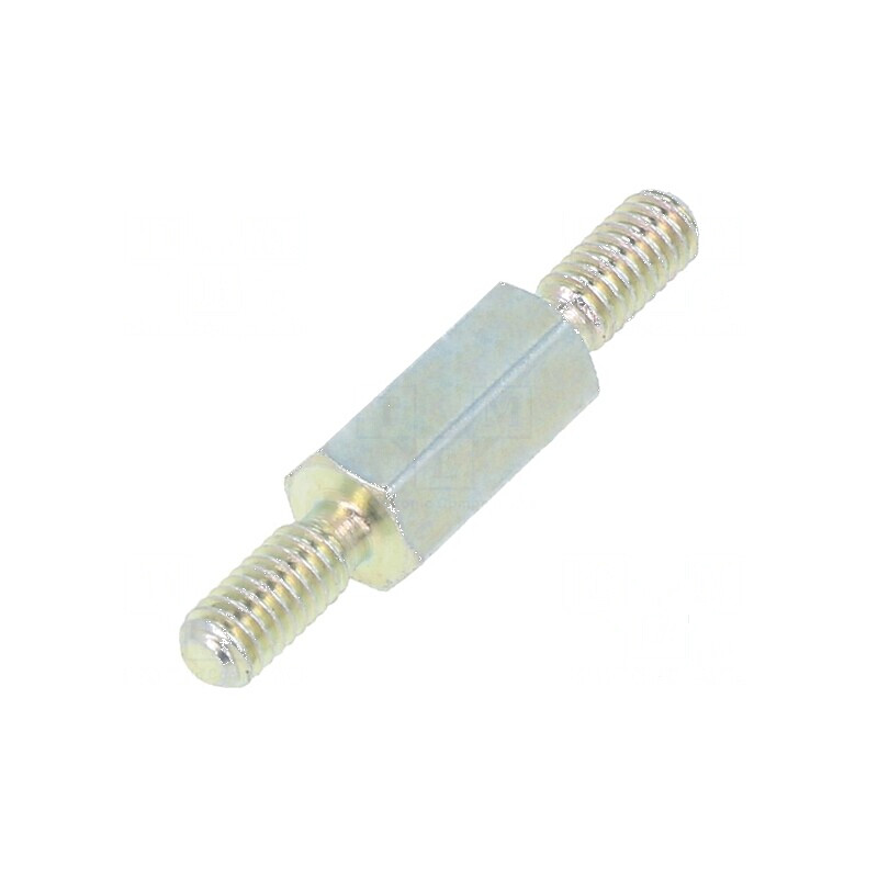 Piuliță distanțieră filetată 8mm M2.5 hexagonală | Electronic-mag.ro | Componente Electronice