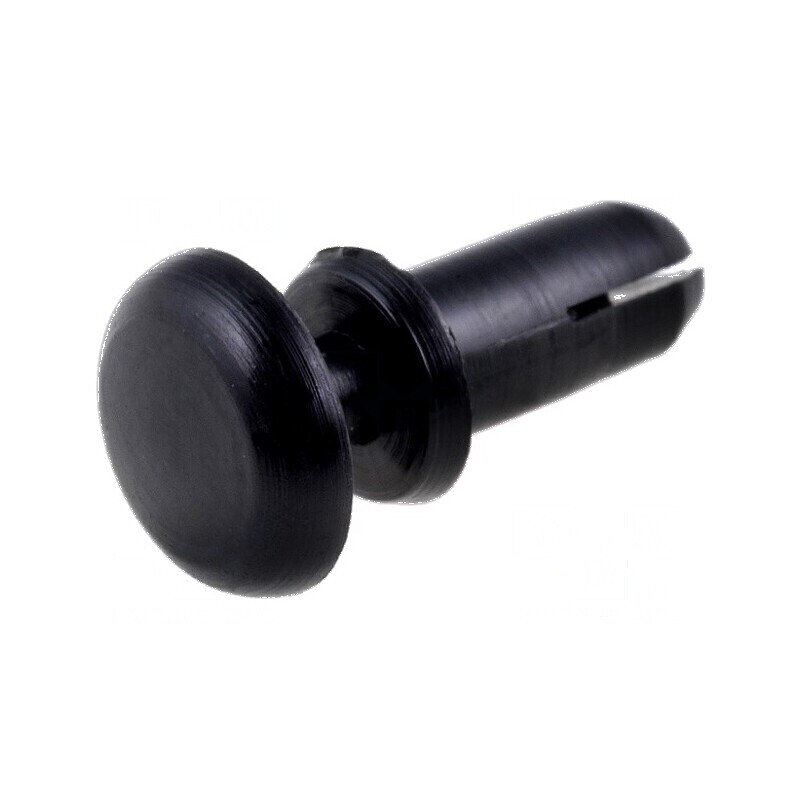 Diblu poliamidă 3mm neagră UL94V-2 | Electronic-mag.ro | Componente Electronice