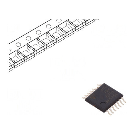 IC digital C²MOS VHC SMD TSSOP14 2-5.5VDC 175MHz | Electronic-mag.ro | Componente Electronice