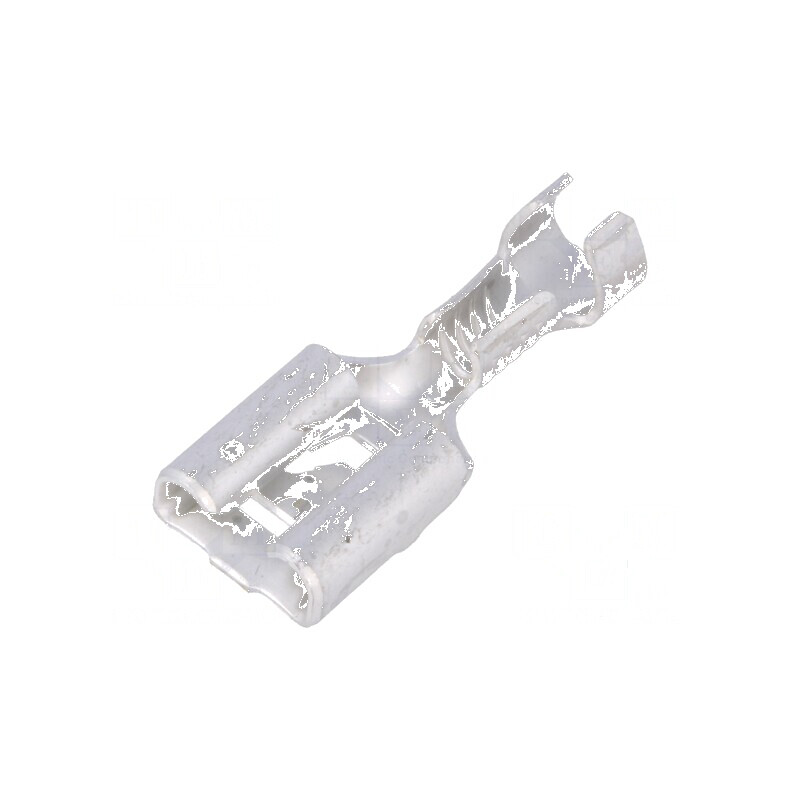 Terminal plat 6,3mm mamă 0,8mm crimpat pe cablu 0,8-2mm² | Electronic-mag.ro | Componente Electronice
