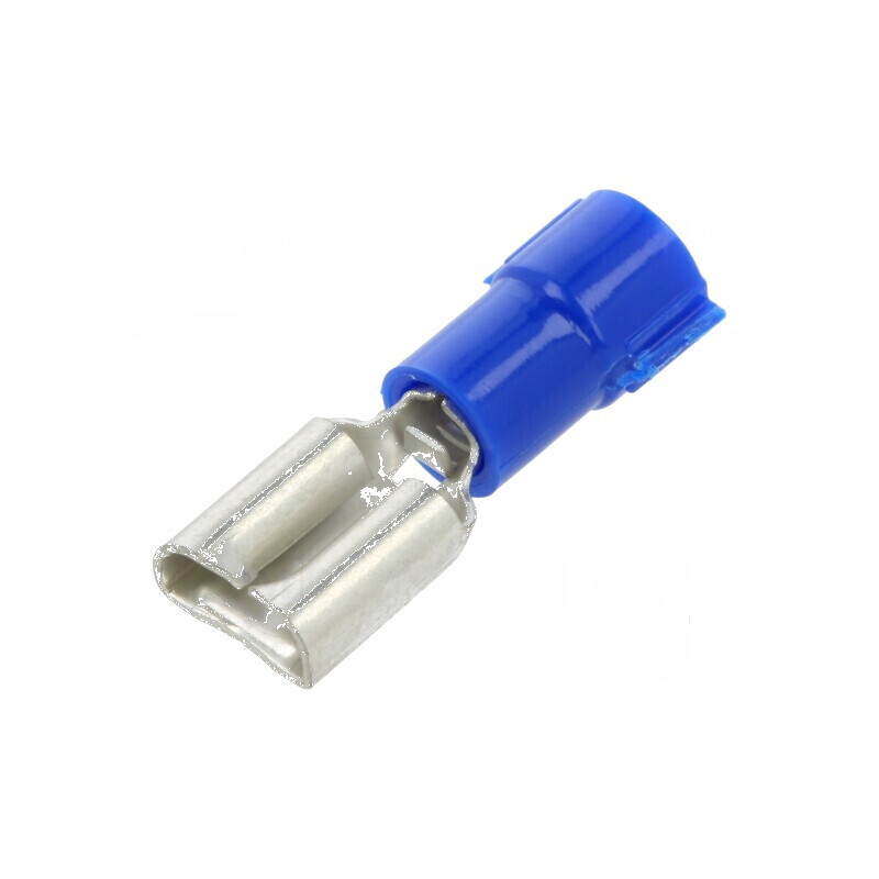 Terminal plat 6,3mm mamă pentru cablu 1,5-2,5mm2 | Electronic-mag.ro | Componente Electronice