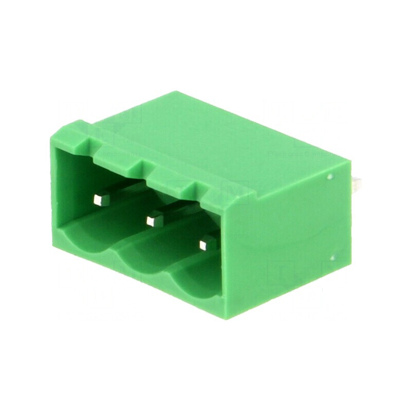Regletă de conexiuni deconectabilă 5,08mm 3 piste tată | Electronic-mag.ro | Componente Electronice