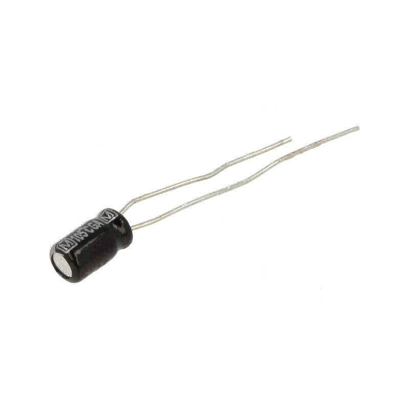 Condensator electrolitic THT 4,7uF 50VDC Ø4x7mm 2,5mm | Electronic-mag.ro | Componente Electronice