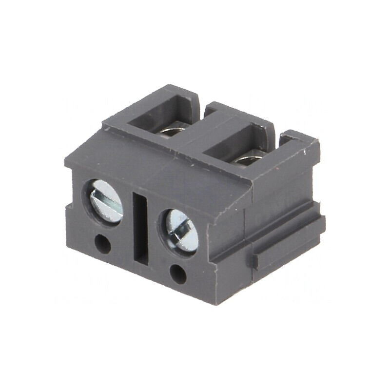 Regletă de conexiuni pentru PCB 90° 7,5mm 2 piste 10A | Electronic-mag.ro | Componente Electronice Regletă de conexiuni pentru PCB 90° 7,5mm 2 piste 10A | Electronic-mag.ro | Componente Electronice